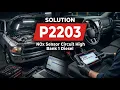 HOW TO FIX P2167 OBD II ERROR CODE - Throttle Pedal Position Sensor E Maximum Stop