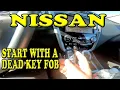 Nissan Murano How to Start with a Dead Key Fob