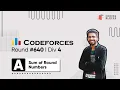 Codeforces Round 1352 A Sum of Round Numbers Competitive Coding