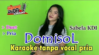 Download Domisol_Cover Sabela KDI //Karaoke lirik tanpa vokal pria MP3