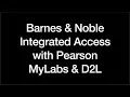MyLabs D2L Integrated Access