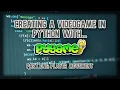 Game Development in Python Using Pygame Part 2 Player Rendering Movement