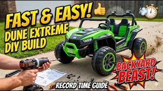 Build Power Wheel GTR89 Dune Extreme Fast Quick Easy Build Power Wheel fast DIY tutuorial