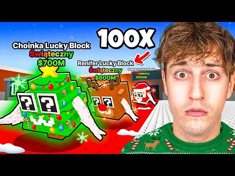 Video Thumbnail: OTWIERAM 100 PREZENTÓW w Steal a Brainrot Roblox