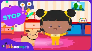 Wiggle and Stop! 🎵 Fun Dance Song for Preschoolers | Movement Song for Kids by The Kiboomers