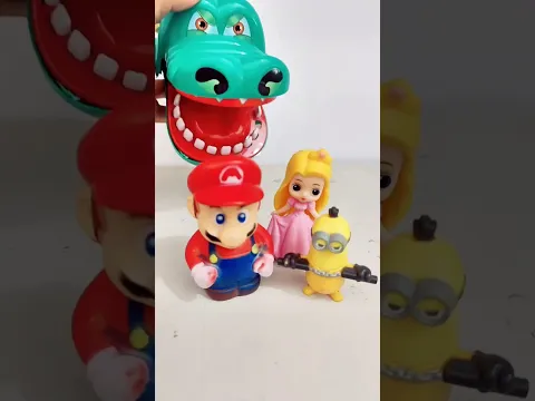 Mario is sad that there are dinosaurs. #toys #mario #shorts #yutubeshorts