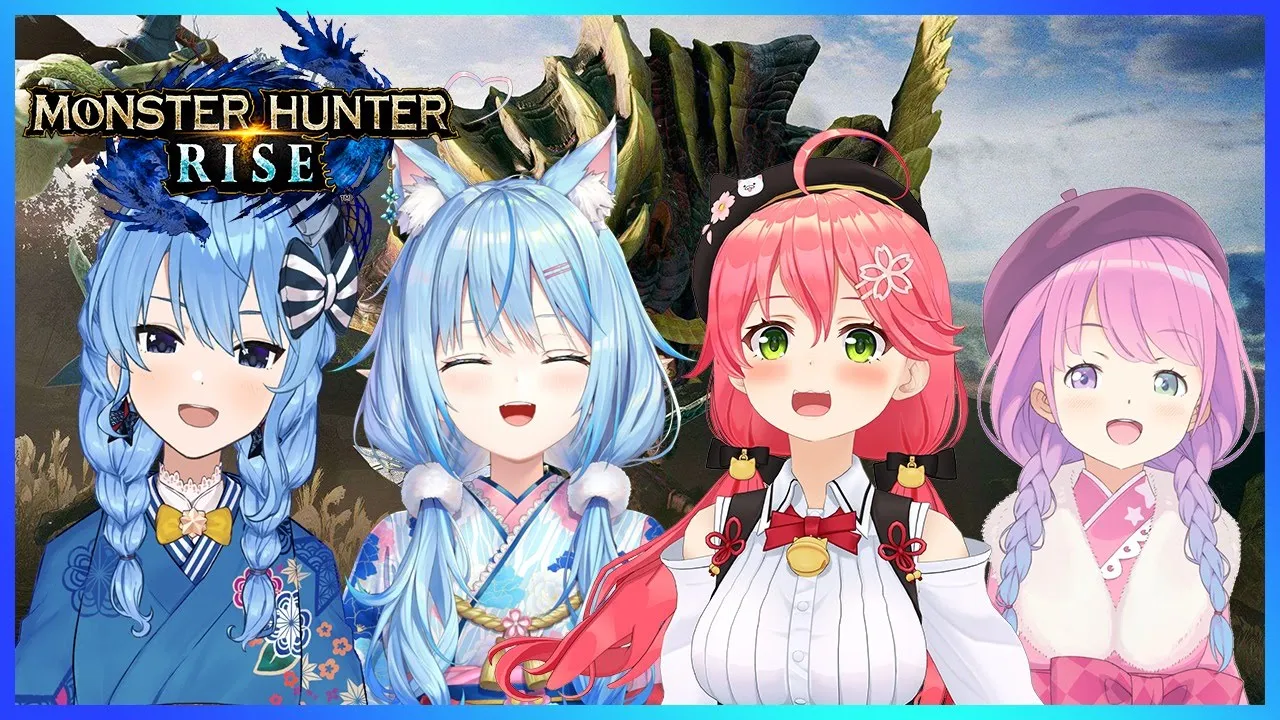 【モンハンライズ】💙#ホロピンクブルー でモンスター狩り💗【ホロライブ / 星街すいせい】