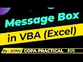 Message box in vba excel create using macro visual basic ITI COPA Practical MS Office class in Hindi