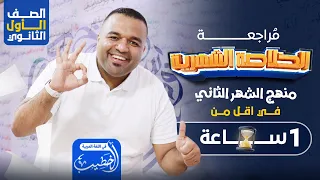 خلاصة مراجعة شهر نوفمبر في اللغة العربية الصف الأول الثانوي 