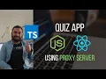 Building a QUIZ APP in React js with TypeScript Template API from Proxy Server