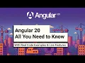 Angular 20 Overview - Installation Zone-less for Signals Testing SSR DevTools Explained