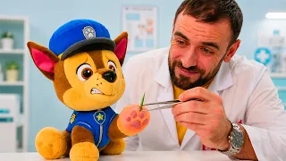 Paw Patrol Chase’in Patisine Kıymık Battı! Doktor Yavuz Yardıma Geliyor 🐾🩺 Çocuk Videoları