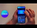 How To Make Gradient Background Color in Canva Mobile App