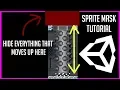 How to Hide Part of Sprite Animation with Sprite Mask Unity 2018 Tutorial