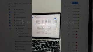 How I manage tasks in Notion