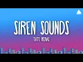 Tate McRae - Siren sounds (Lyrics)