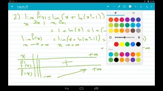 التابع اللوغاريتمي تمرينات الوحدة التمرين 25 بكالوريا سوريا 
