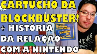 Peguei um cartucho de SNES da Blockbuster!! Saca só a história da relação Blockbuster x Nintendo
