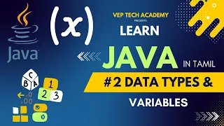 Variables and Datatypes in Java Full Course in Tamil Vep Tech Academy