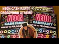 Neon Cash Party Crossword Xtreme Tickets California Lottery Scratchers
