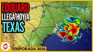 Tormenta Tropical Edouard puede llegar como huracán a Texas.