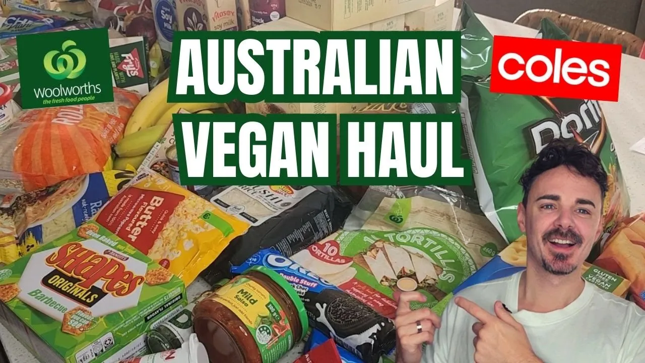 Australian Vegan Monthly Grocery Haul at Woolworths and Coles Supermarkets