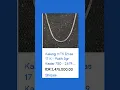 Download Lagu Kaum pria wajib nonton nih, Ini info harga kalung emas putih pria berikut ini, dijamin bakal mlongo