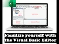 001 Learn the ins and outs of the Visual Basic Editor VBE - Beginner s Tutorial