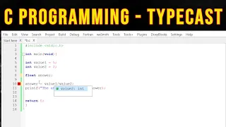 7 C Programming - TypeCast