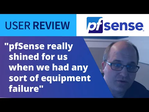 Thumbnail for User Benefits From Open Source Nature of pfSense When Limitations Are Solved By Others: User Review