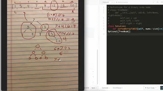 LeetCode 108 Solution Convert Sorted Array to Binary Search Tree