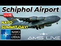 Download Lagu LIVE PT2: NATO Jets \u0026 VIP Arrivals at Schiphol Airport | Air Force One Expected | AMS Plane Spotting