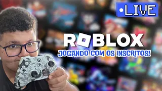 JOGANDO ROBLOX COM OS INSCRITOS!!