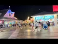 Wildwood NJ Boardwalk Full Night Walk-through Moreys Piers 2025