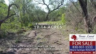 SOLD 19 14 Acres In Devine Texas 239 000