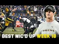 NFL Week 18 Mic d Up F it we finna have pizza and ice cream Game Day All Access
