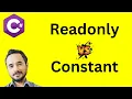 What is the difference between Readonly and Constant variables atleast 3