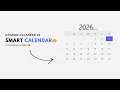Dynamic Calendar Using HTML CSS JavaScript Auto Day Background Change