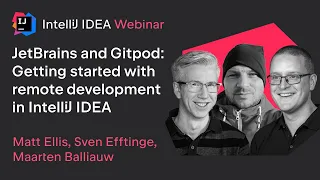 JetBrains and Gitpod Getting Started With Remote Development in IntelliJ IDEA