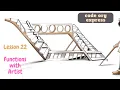 code org Express Course lesson 22 Function with Artist