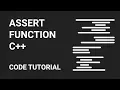 Assert Function in C Code Tutorial