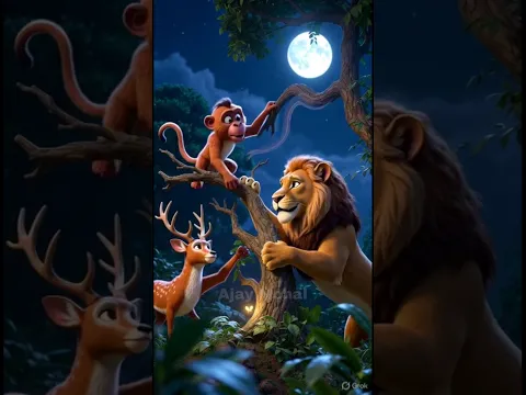 कौन चुरा रहा था जंगल की आवाज़ें ? #moralstories #shorts #cartoon