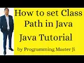how to set class path in java java class path set java class path class path set in java