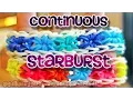 Rainbow Loom Tutorial Multiple Starburst Bracelet NO Single Chains to Extend