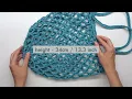 Bolsa de mercado de ganchillo||Bolsa de ganchillo DIY fácil || Tutorial de ganchillo de bolso de red