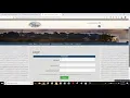 Initial Website Login