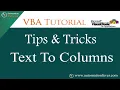 Advanced Text to Columns Tricks in VBA Excel VBA Tutorial in Hindi