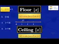 Floor and Ceiling values
