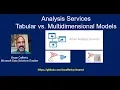 Analysis Services What is the Difference between Tabular and Multidimensional Models