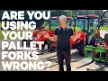 MODULAR PALLET FORKS PALLET FORK GUIDE FOR TRACTORS